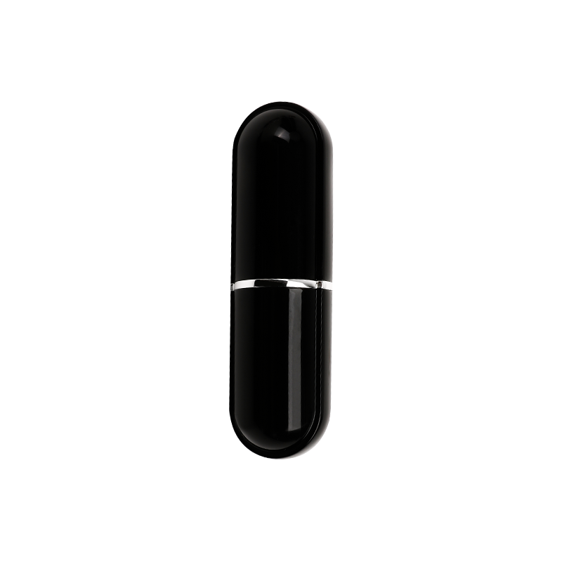 84,9 mm Black Lip Balm Lipstick Capsule