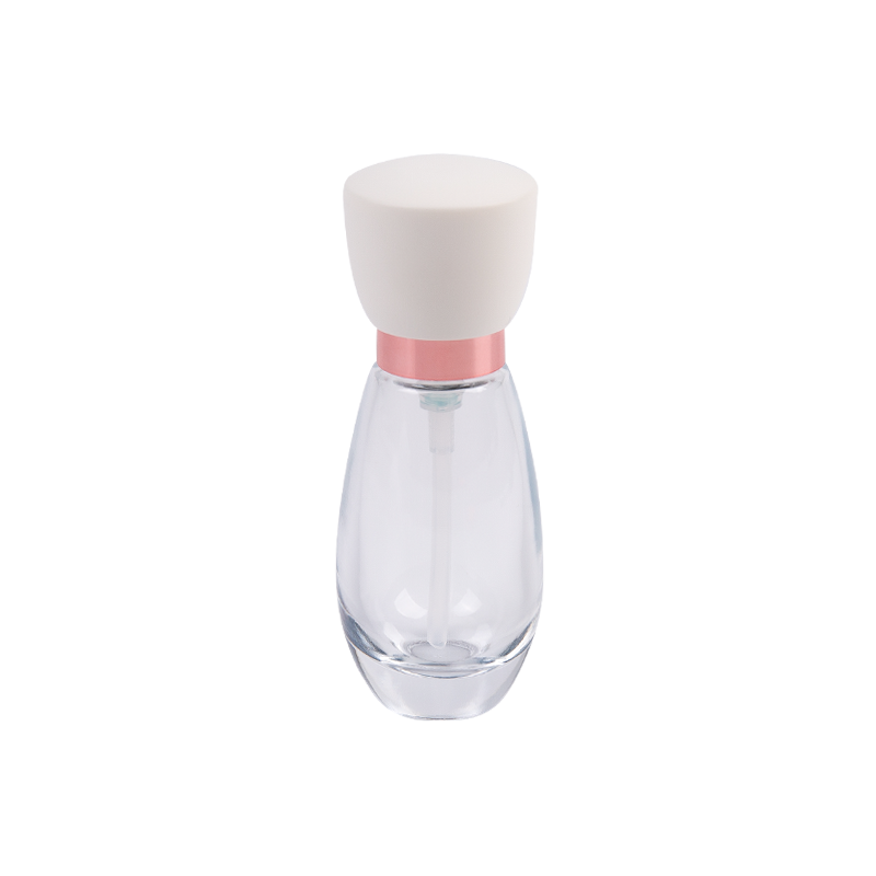 30 ml frost glas kosmetisk flaske med abs cap