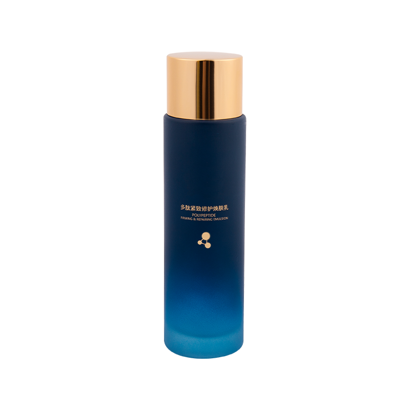 80 ml havblå gradient glaslotion flaske