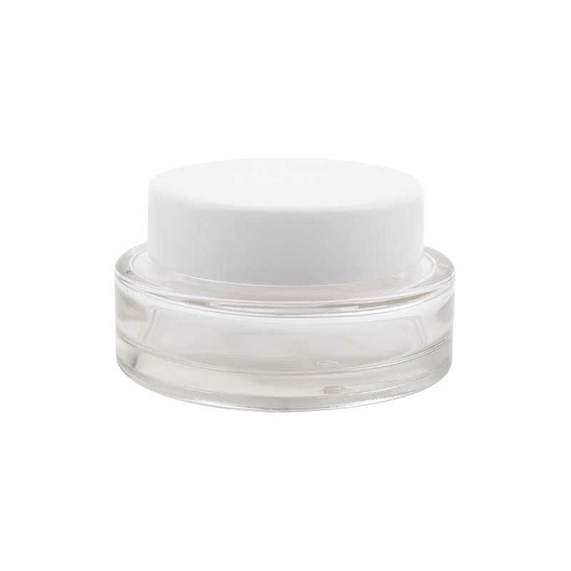 50g kapacitet elegant frostet glascreme krukke