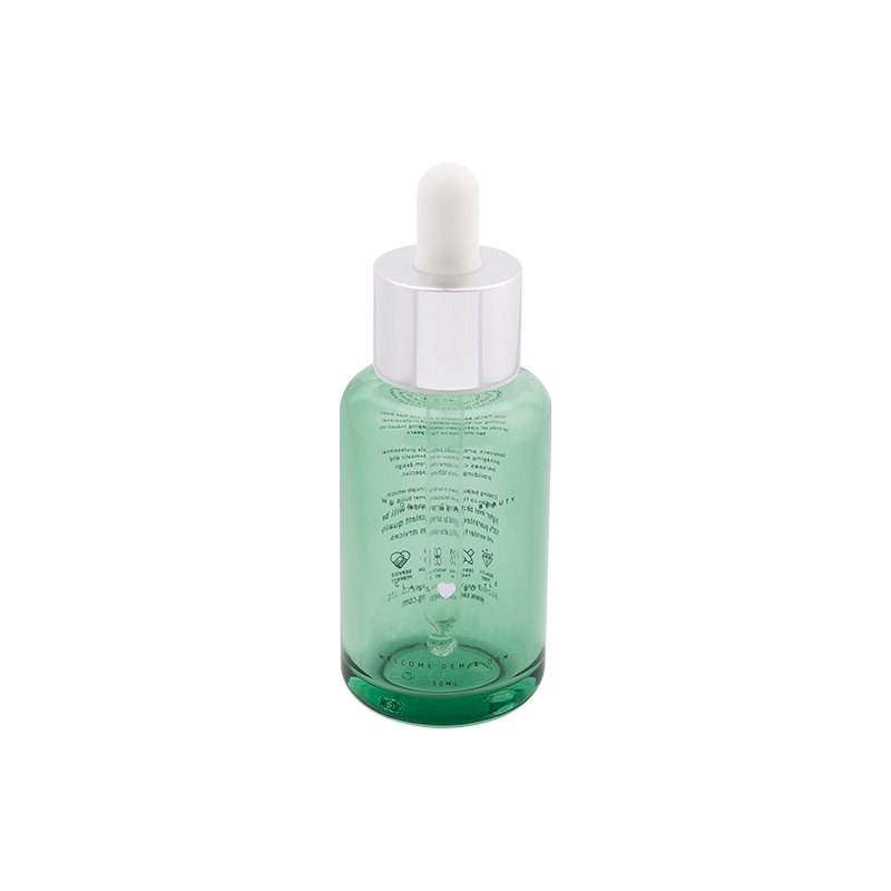 50 ml grønt glas serum dropper flaske