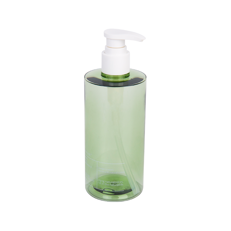 300 ml elegant høj grøn petg pumpeflaske