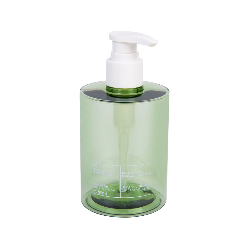 300 ml elegant grøn PETG -pumpeflaske